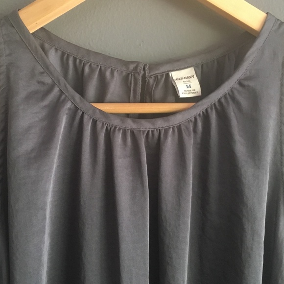 Old Navy Dark Gray Belted Dress - Picture 2 of 7